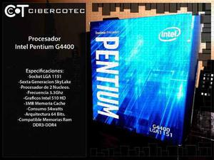 Procesador Pc Intel Pentium G Skylake Dual Core Hd 510
