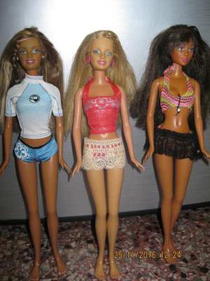 Barbie Playeras Usadas Original Mattel