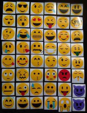 Calcomanias (stickers) Vinil- Emoticones-emojis Whatsapp