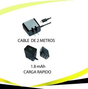 Cargador Rapido Blackberry1.8 Amp Z10,q10,s5,s4,s3 Original.