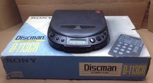 Discman Cd Compact Player Sony Modelo D 113cr