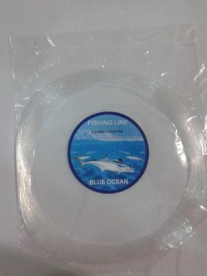 Nylon Pesca 0.50 Y 0.55 Transparente 15 A 17 Kg 100 Mts