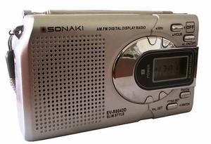 Radio Sonaki Am Fm Hora Reloj Despertador Digital Ev-rd