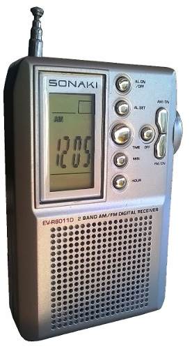 Radio Sonaki Am Fm Hora Reloj Despertador Digital Ev-rd