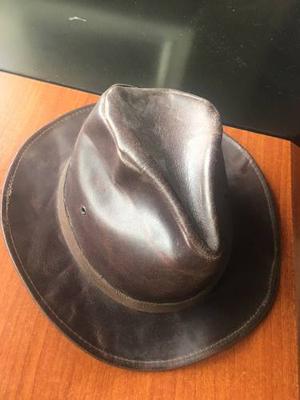 Sombrero De Cuero Tipo Indiana Jones