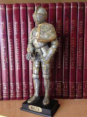 Figura Decorativa Caballero Medieval De Malta 25 Cm