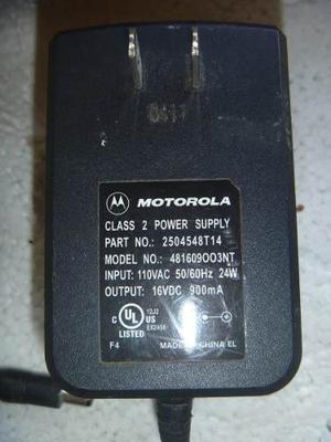Motorola t14 Cargador 16vdc 110vac Regulador