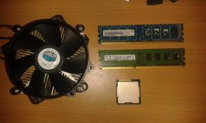Procesador Intel G620 + Fan Cooler Y 2 Memorias Ddr3 2gb