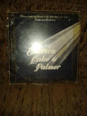 Emerson Lake & Palmer Triple Album En Vivo Lp Nacional