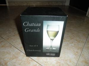 Juego De Cuatro Copas De Champan Chardonnay