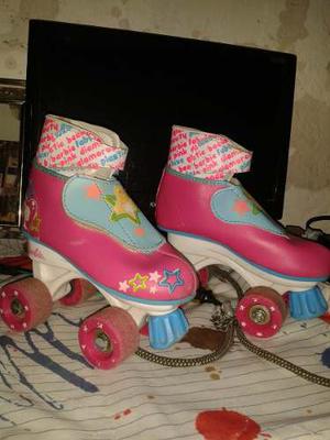 Patines Barbie Cuatro Ruedas