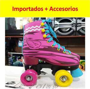 Patines Soy Luna Con Su Casco Rodilleras Coderas Y Maletin