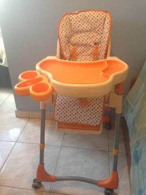 Silla De Comer De Bebé Marca Happy Baby (Usado Como Nuevo)