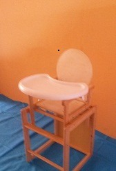 Silla Mesa Para Bebe De Madera Liviana