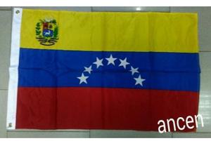 Banderas De Venezuela 7 Estrellas En Poliester 1.50x90