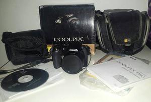 Camara Nikon Coolpix P80 + Memoria + 2 Bolsos.