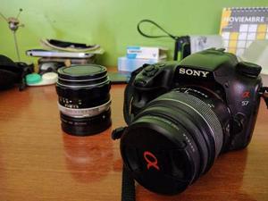 Camara Profesional Sony A57 Con 2