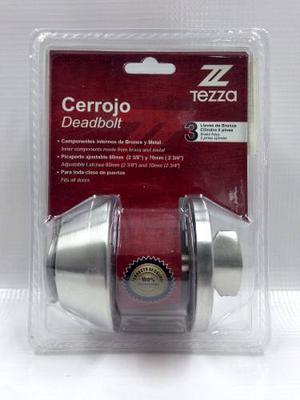 Cerradura Tipo Cerrojo (Llave - Pasador) Tezza