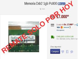 Memoria Ddr2 1gb Pc800