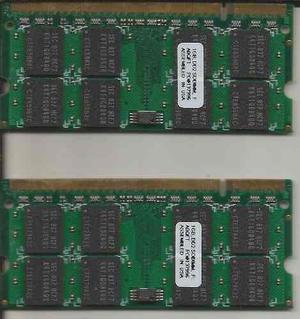 Memoria Ddr2 De 1 Gb Para Laptop