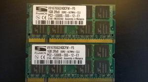 Par De Memorias Ddr2 Pc De 1gb