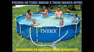 Piscina De Tubo 366cm X 76cm Marca Intex