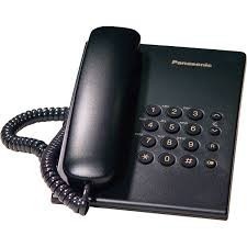 Telefono Mesa Panasonic Kx-ts500 Color Negro Nuevo.