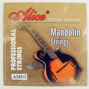 Set De 8 Cuerdas Para Mandolina Alice Modelo Am03