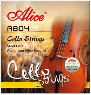 Set De Cuerdas Para Cello Violoncello Alice A804