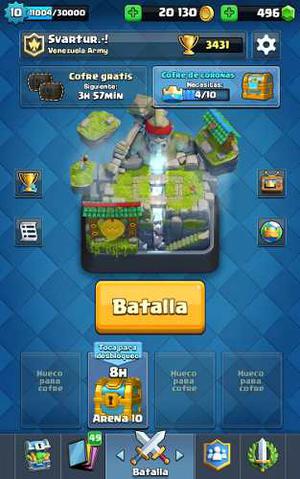 Clash Royal Lvl 10 (7 Legendarias)