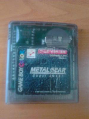 Juego Game Boy Colors Metal Gear Ghost Babel