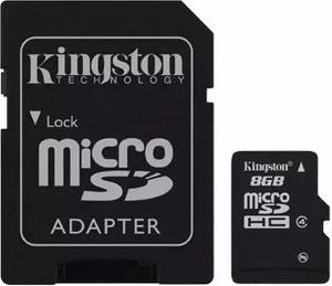 Memorias Micro Sd Hc Kingston 8 Gb