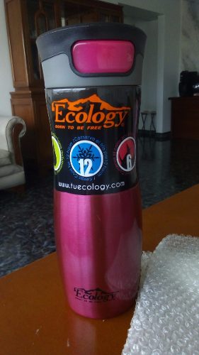 Termo/cooler/vaso Térmico Marca Ecology Nuevo Color Fucsia