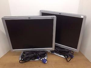 Vendo Dos Monitores Usados Hp De 17 Pulgadas Impecables