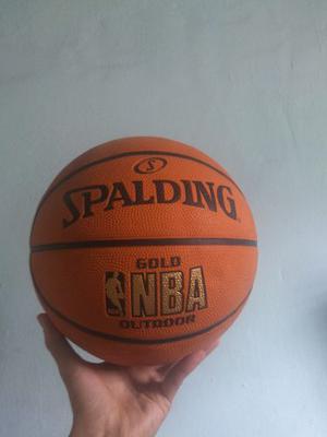 Balón Gold Basketball Spalding Nba Edición Especial