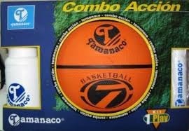 Balon De Basket 7 Con Cooler Y Bomba Combo Accion Tamanaco