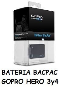 Gopro Bateria Bacpac Hero 3+ / Hero 4