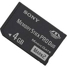 Memoria Stick Pro Duo 4 Gb Sony Original