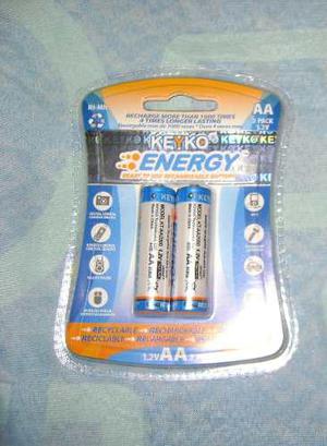 Pila Batería Recargable Aa Keyko Energy