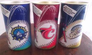 Vasos De Aluminio De Cardenales, Magallanes Y Leones (lvbp)