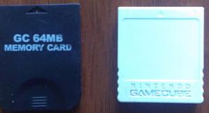 2 Memory Card 64mb ( Bloques) Gamecube (funciona En Wii)