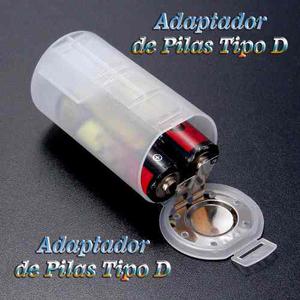 Adaptador De Pilas Tipo D ***somos Tienda***