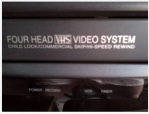 Vhs Daewoo Speed Rewind Con Control Remoto Original 