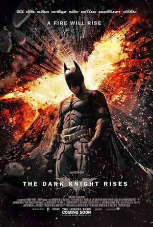 Afiche De Cine Batman Dark Nigth Rises 1 Metro X 70 Cm