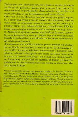 Aprendiendo De Las Drogas, Usos Y Abusos, Prejuicios Y Desaf