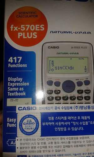 Calculadora Casio Fx-570es Plus Nueva