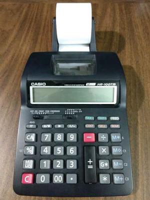 Calculadora Con Impresora Casio Hr-100tm Como Nueva