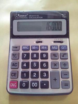 Calculadora Kenko 12 Dígitos Nueva Grande