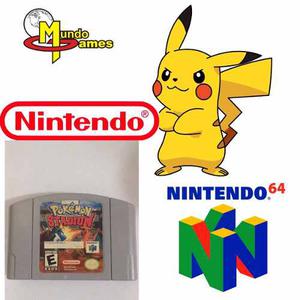 Juego Pokemon Stadium Nintendo 64 Usado Tienda Física
