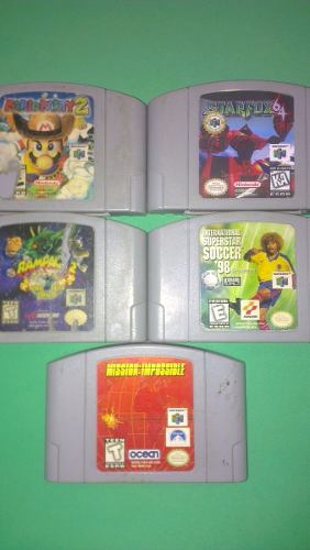 Juegos Nintendo 64 5 Cintas